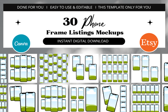 30 Etsy Frame Mockup Canva: Instant Design Solutions