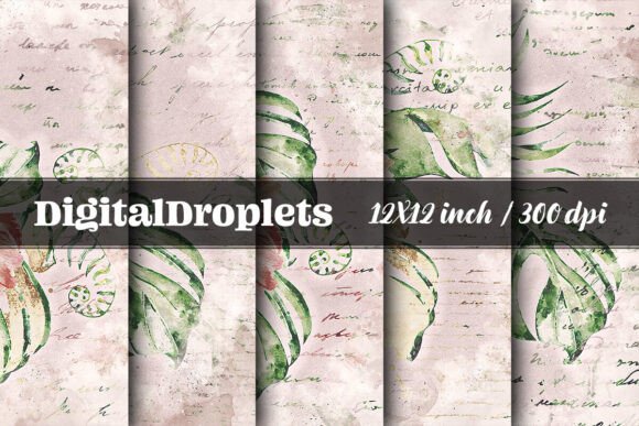 Bring Vibrant Energy to Your Projects with Watercolor Tropicals Vol.1