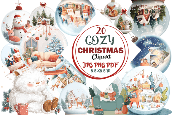 Cozy Christmas Clipart: Your Go-To for Festive Designs