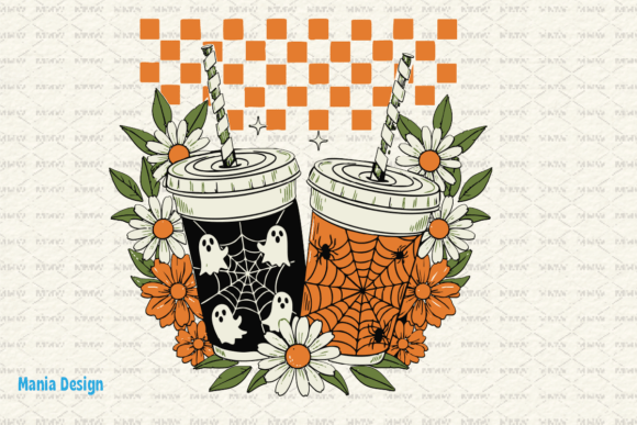 Infuse Your Projects with Halloween Spooky Coffee PNG Charm