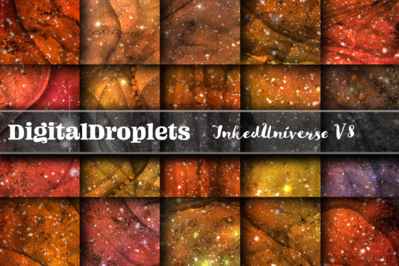 Inked Universe Vol. 8: Crafting Depth with Glitter and Alcohol Ink