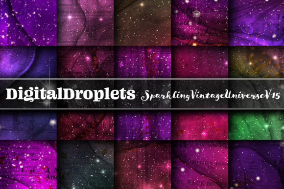 Sparkling Vintage Universe Vol. 15: A Textured Paper Set for Rich, Layered Designs