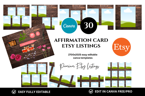 Transform Your Etsy Shop with 30 Premium Listings Mockups