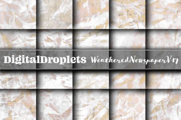 Weathered Newspaper Vol. 17: Vintage Paper Textures for Your Projects