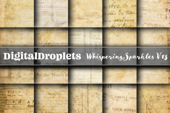 Whispering Sparkles Vol. 13: A Vintage Paper Collection for Timeless Projects